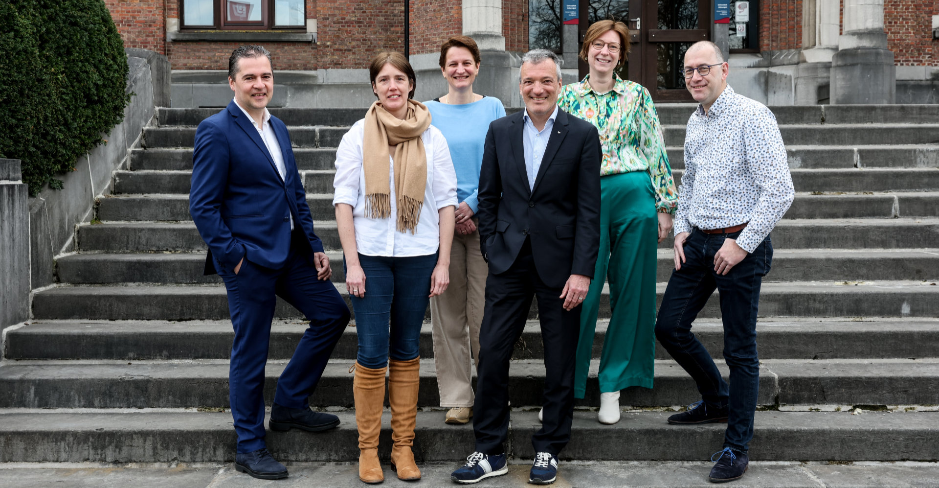 Het team van Werner Jacobs bij Universiteit Antwerpen