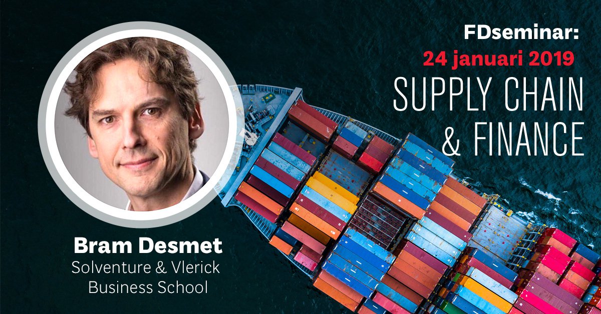 Supply Chain & Finance: Bram Desmet, CEO Solventure en adjunct-professor Vlerick