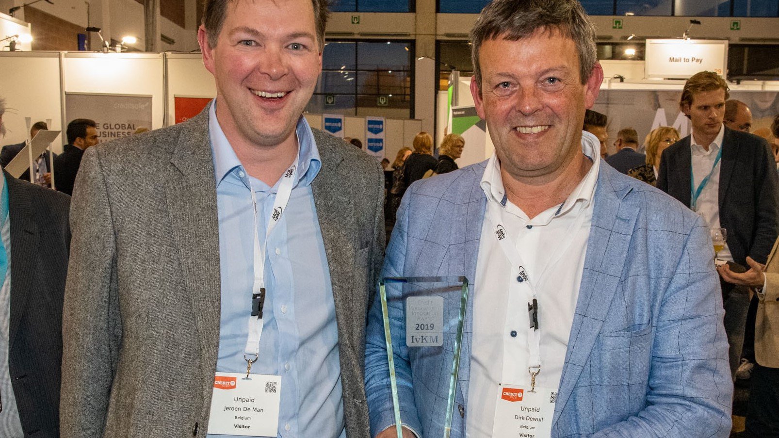 Unpaid wint de Credit management Innovation Award 2019